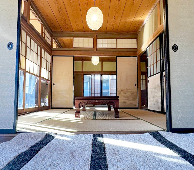 「桃源の家」一棟貸切素泊まり、畑に囲まれた古民家でゆっくり過ごすプラン